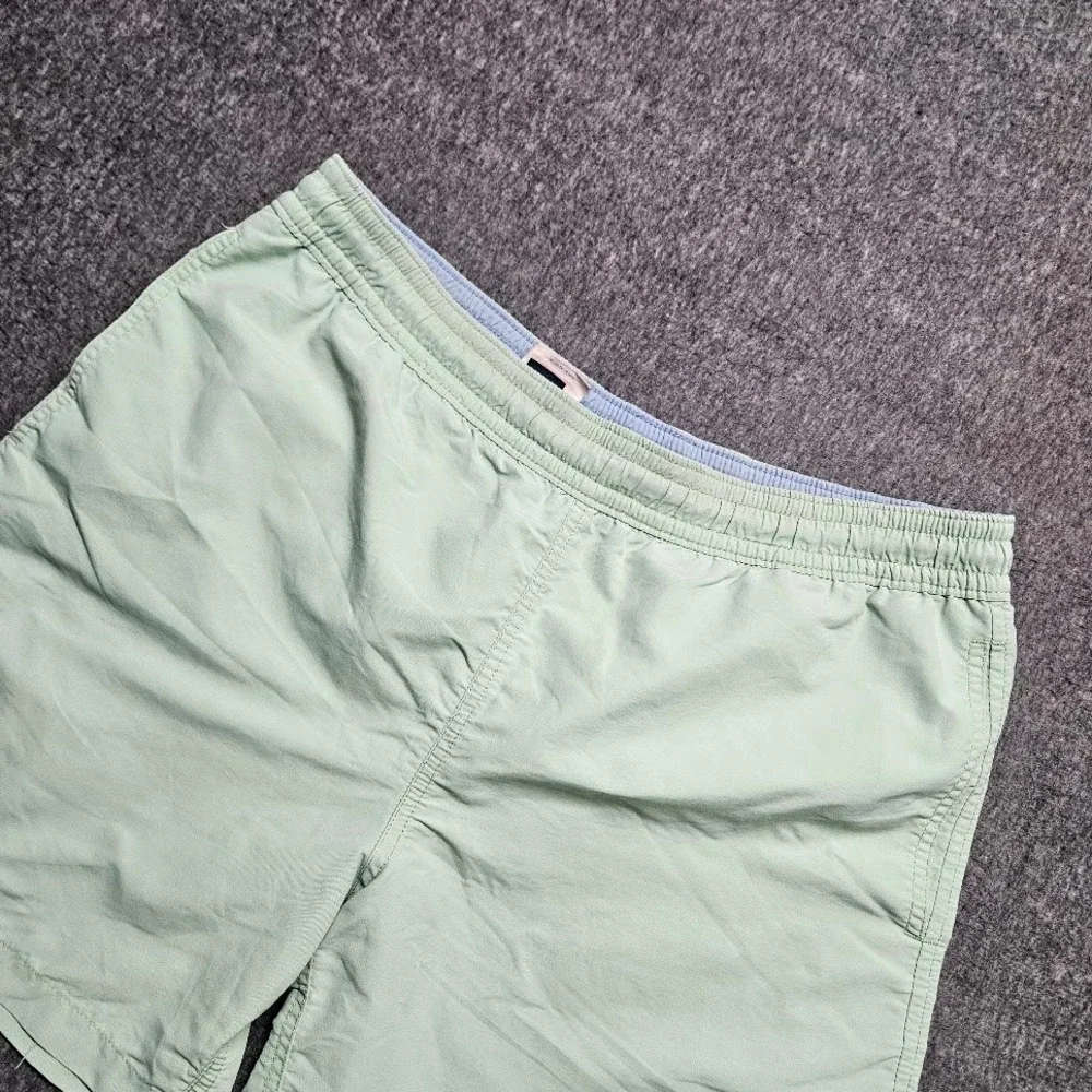 Polo Ralph Lauren Swim Trunks Mens Medium Mint Green Elastic Waist Board Shorts